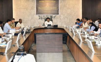 AP CM YS Jagan Video conference on Spandana Programme  -  - YSRCongress