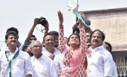 YS Sharmila Ponnuru Election campaign Photo Gallery - YSRCongress